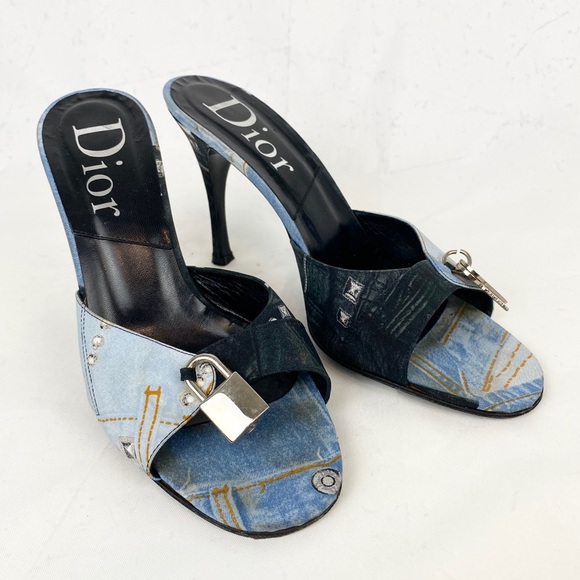 DIOR Galliano era lock and key heels